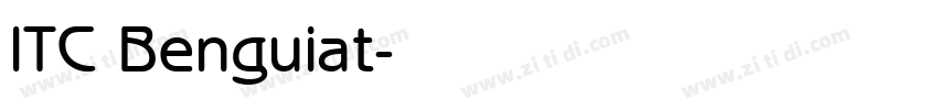 ITC Benguiat字体转换
